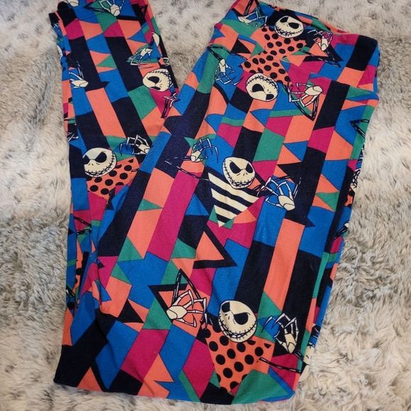 LuLaRoe Pants - LULAROE• New Disney Jack Skeleton Leggings